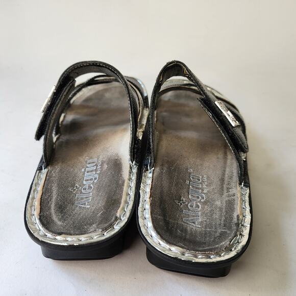 Alegria Victoriah Glimmer Glam Sandals Silver EU US 9 - Picture 5 of 7